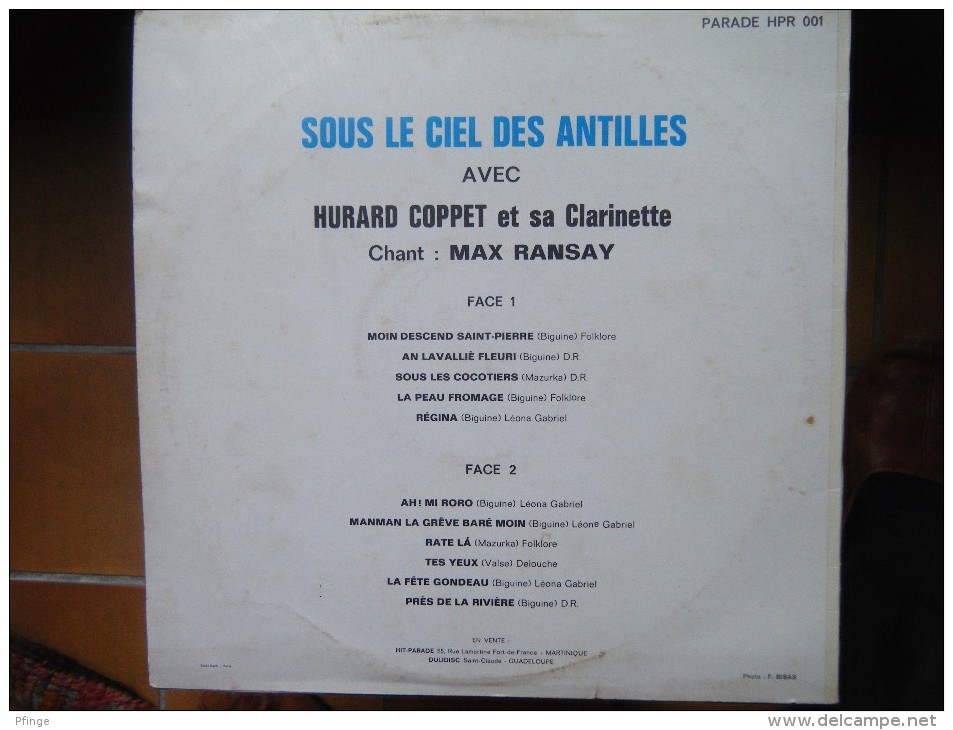 Hurard Coppet / Max Ransay - Sous Le Ciel Des Antilles - World Music