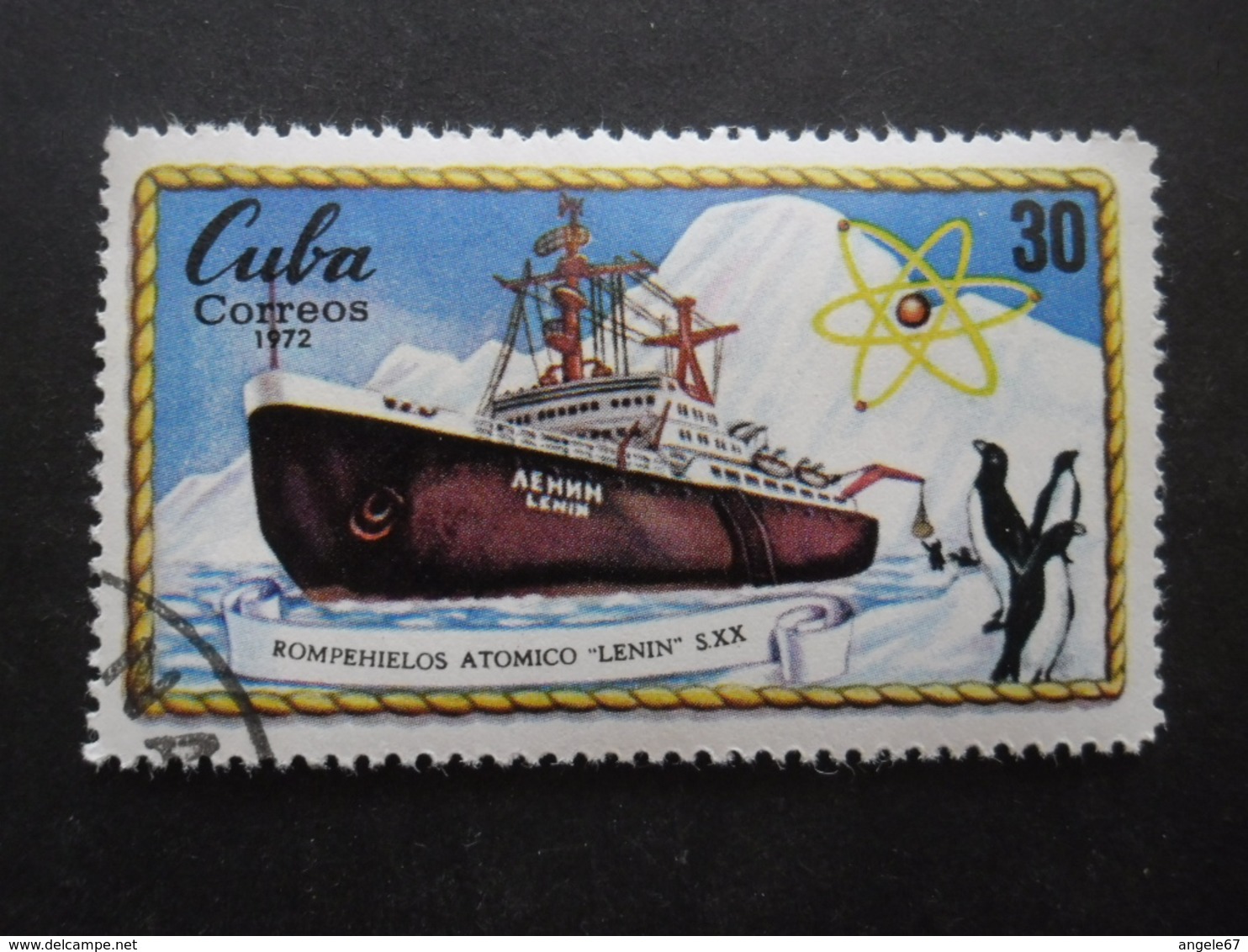 Cuba N°1629 BRISE-GLACE NUCLEAIRE Lénine Oblitéré - Schiffe