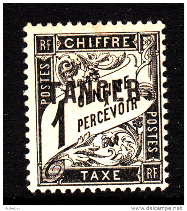 French Morocco MH Scott #J35 TANGER Overprint On 1c France Postage Due - Postage Due