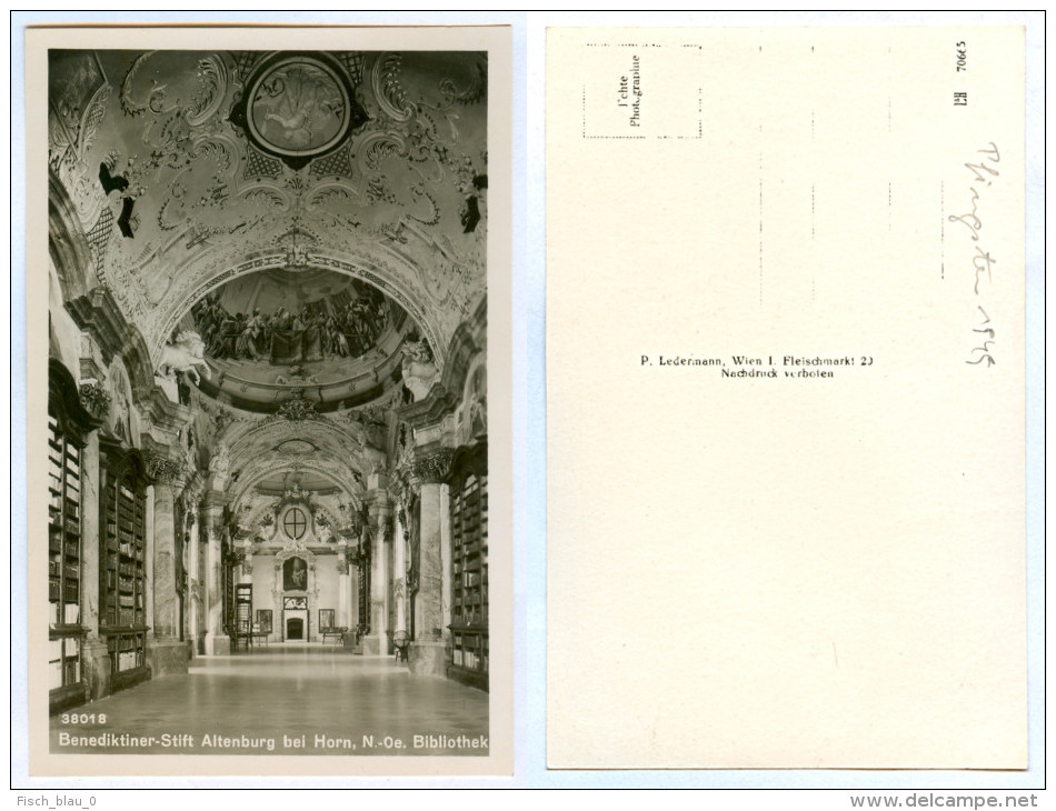 AK 3591 Altenburg Bei Horn Benediktinerstift Bibliothek Im Waldviertel Library NÖ Abtei Kloster Niederösterreich Austria - Horn
