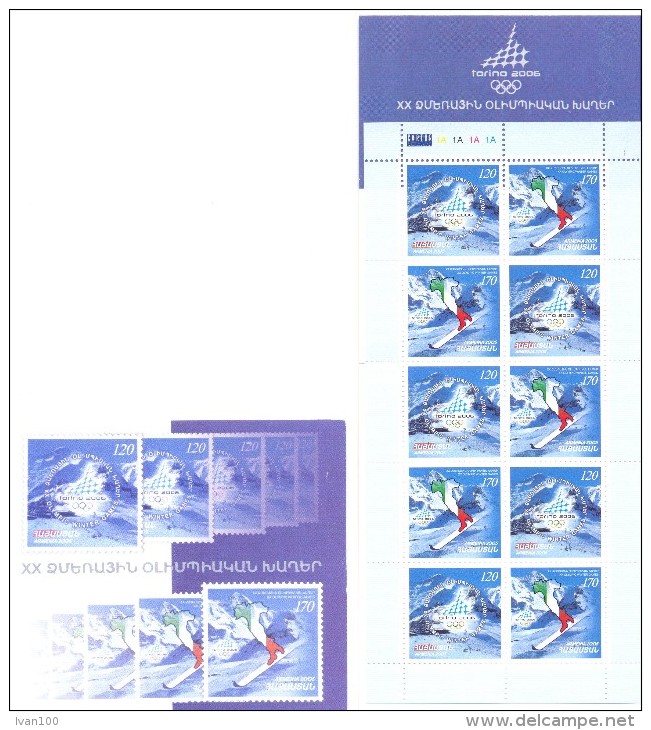 2006. Armenia, Winter Olympic Games Torino'2006, Booklet, Mint/** - Armenien