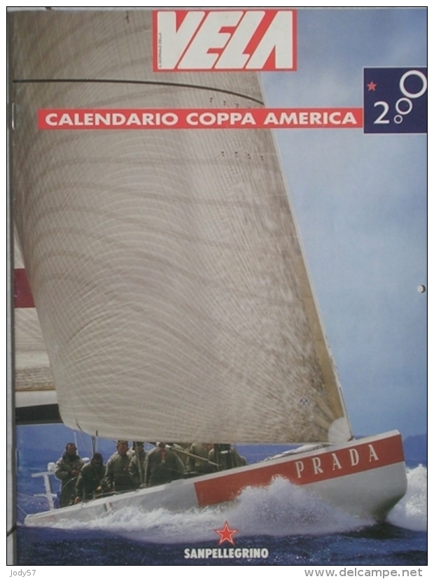 CALENDARIO 2000 - VELA - COPPA AMERICA - Formato Grande : 1991-00