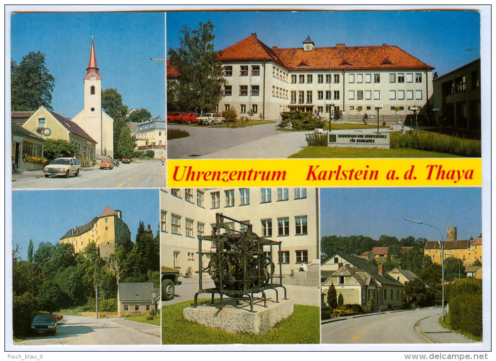 AK 3822 Karlstein An Der Thaya Waldviertel Uhrenzentrum Berufsschule Für Uhrmacher Niederösterreich Österreich A.d. I. - Waidhofen An Der Thaya