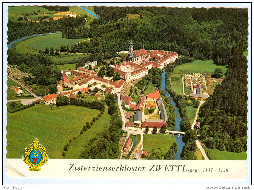 AK 3910 Zwettl Im Waldviertel Zisterzienserstift Luftbild Niederösterreich NÖ I. Zisterzienserkloster Luftaufnahme - Zwettl