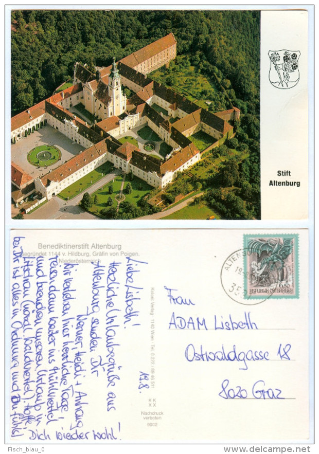 AK 3591 Altenburg Bei Horn Stift Kloster Benediktinerstift Waldviertel Luftbild Luftfoto Niederösterreich Kolorit Verlag - Horn