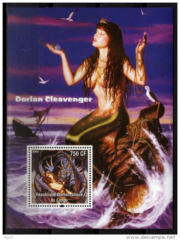 Art, Créatures Mytiques, Sireine - BF Neufs // Mnh - Neufs