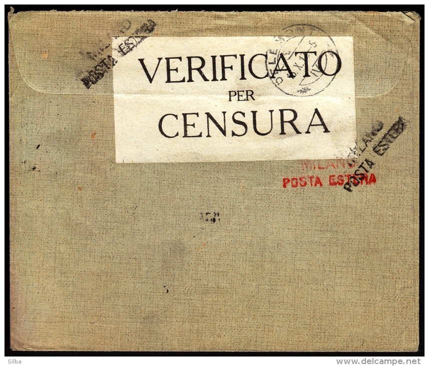 Italy Milano 1917 To Switzerland Delemont / WWI CENSORSHIP - ZENSUR / Verificato Per Censura - Military Mail (PM)