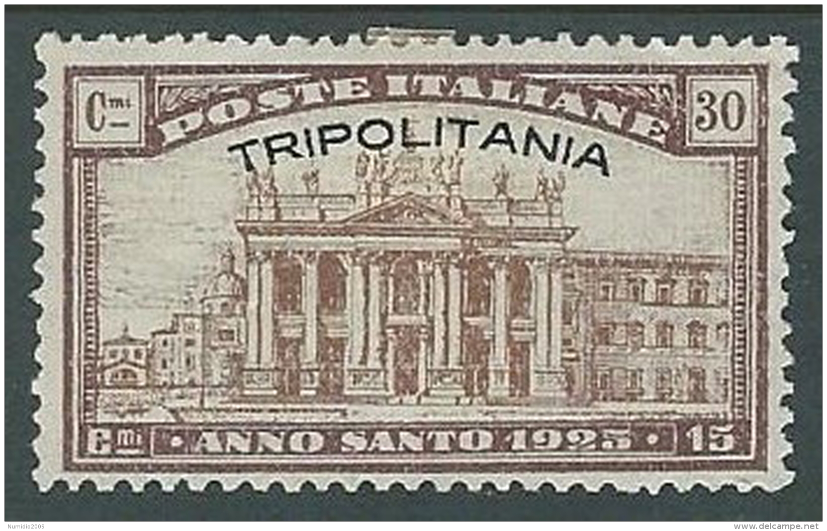 1925 TRIPOLITANIA ANNO SANTO 30 CENT MH * - K155 - Tripolitania