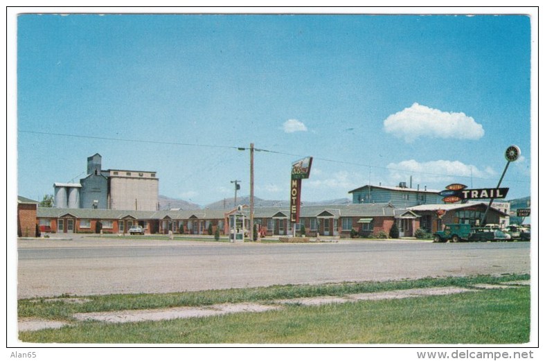 Soda Springs Idaho, Trail Motel, Lodging, C1970s Vintage Postcard - Other & Unclassified