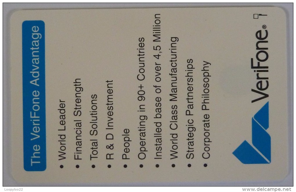 FRANCE - Smart Card - Verifone - The Smart Way To The Future - Mint - Telefoonkaarten Voor Particulieren
