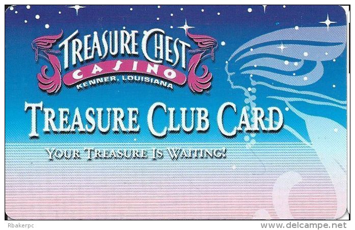 Treasure Chest Casino Kenner, LA - Slot Card (BLANK) - Casino Cards