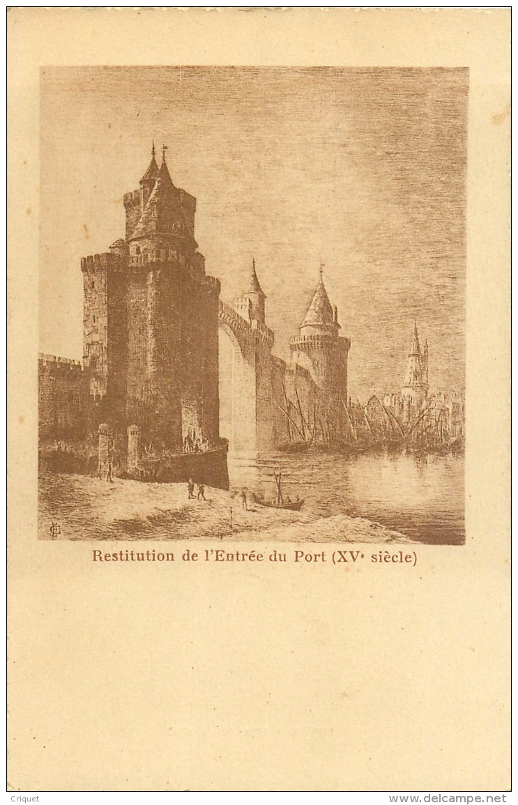 17 La Rochelle Disparue, Pochette Complète De 20 Eaux-fortes, Beau Document - La Rochelle