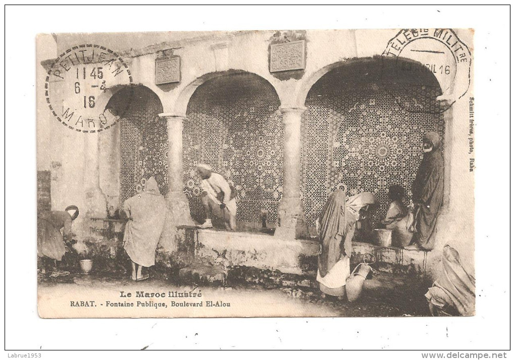 Rabat-Fontaine Publique,Boulevard El-Alou-(B.1666) - Rabat