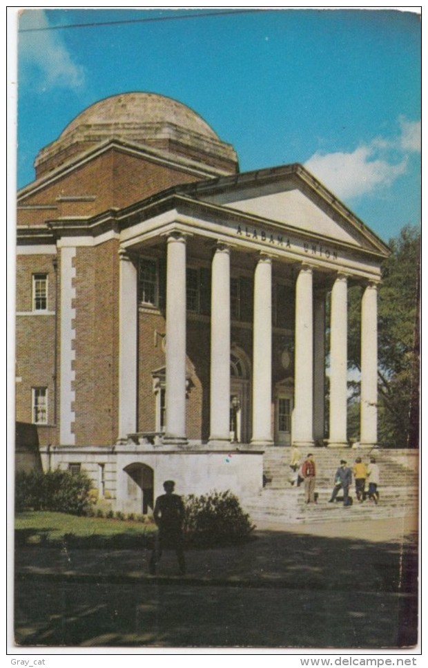 Alabama Union Building, University Of Alabama, Tuscaloosa, 1956 Used Postcard [17077] - Tuscaloosa