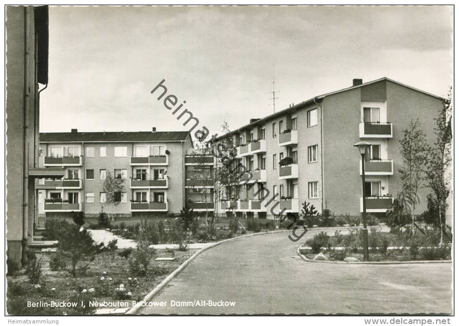 Berlin-Buckow - Neubauten Buckower Damm Alt Buckow - Foto-AK Großformat - Verlag B. Glowienke Berlin - Neukoelln