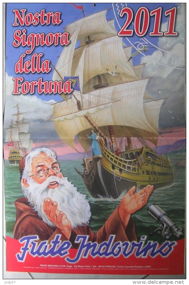 CALENDARIO 2011 - FRATE INDOVINO - NOSTRA SIGNORA DELLA FORTUNA - Formato Grande : 2001-...