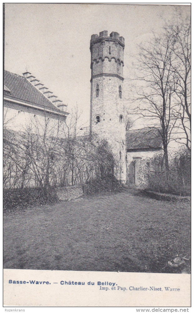 Waver Wavre Basse Chateau De Belloy Kasteel 1909 - Wavre