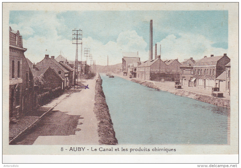 AUBY Le Canal Et Les Produits Chimiques - Auby