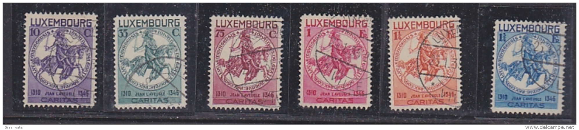 Luxemburg 1934 Caritas 6v Used (27805) - Oblitérés