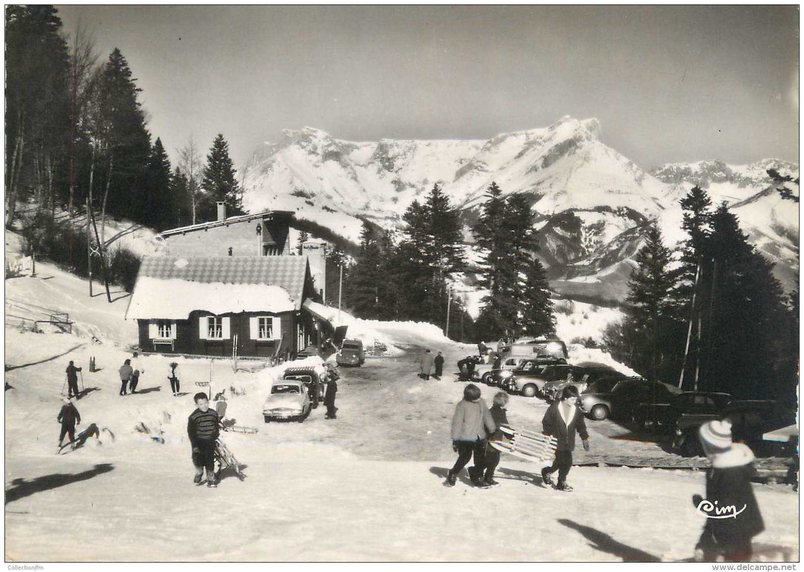 CPSM FRANCE 05 " Ceuze, Chalet PTT Neige Et Soleil". - Autres & Non Classés