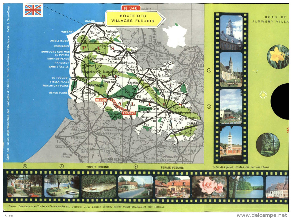 DEPLIANT TOURISTIQUE - VALLEE DE LA CANCHE - Forets Du Pas De Calais - Tourism Brochures