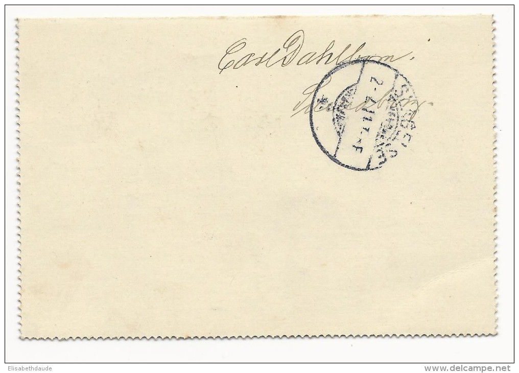 DANEMARK - 1914 - MICHEL Nr. K27 - CARTE-LETTRE ENTIER POSTAL OBLITEREE De SEENDBORG Pour SLAGELSE - Postal Stationery