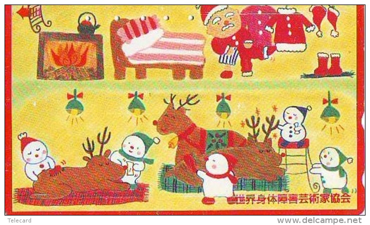 Télécarte Japon NOËL (1966) MERRY CHRISTMAS * Phonecard * Telefonkarte WEIHNACHTEN JAPAN * KERST NAVIDAD * NATALE - Noel