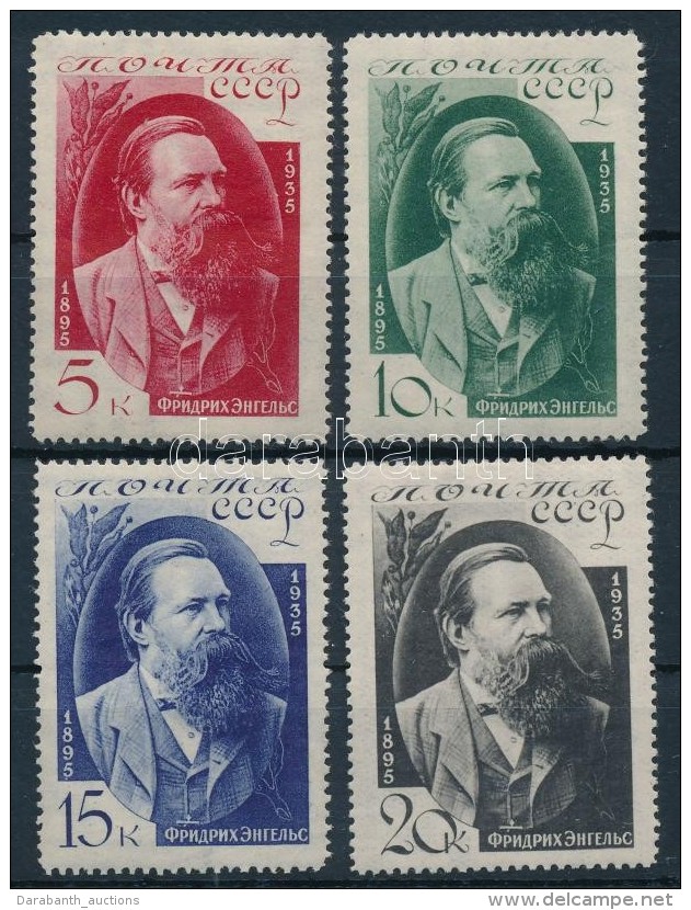 * 1935 Friedrich Engels Mi 523-526 Y - Other & Unclassified