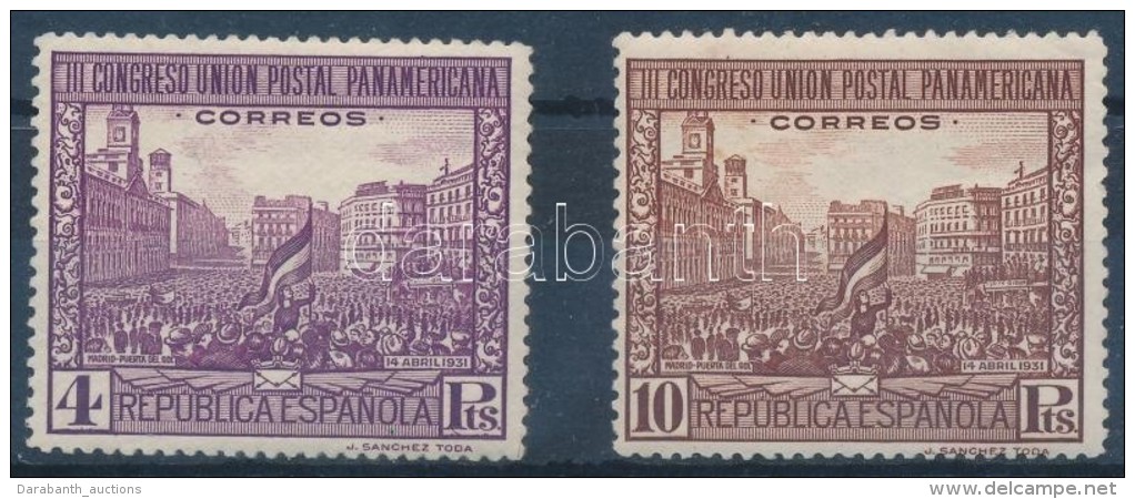 * 1931 Pánamerikai Posta Kongresszus Záróértékek Mi 590-591  (Mi EUR 79,-) - Other & Unclassified