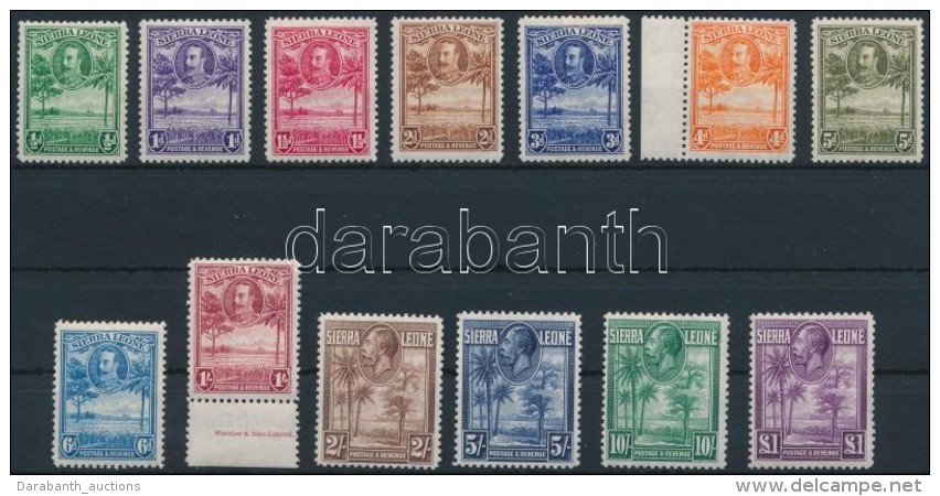 ** * 1932 Forgalmi Sor Mi 118-130 (5P Falcos / Hinged) - Other & Unclassified