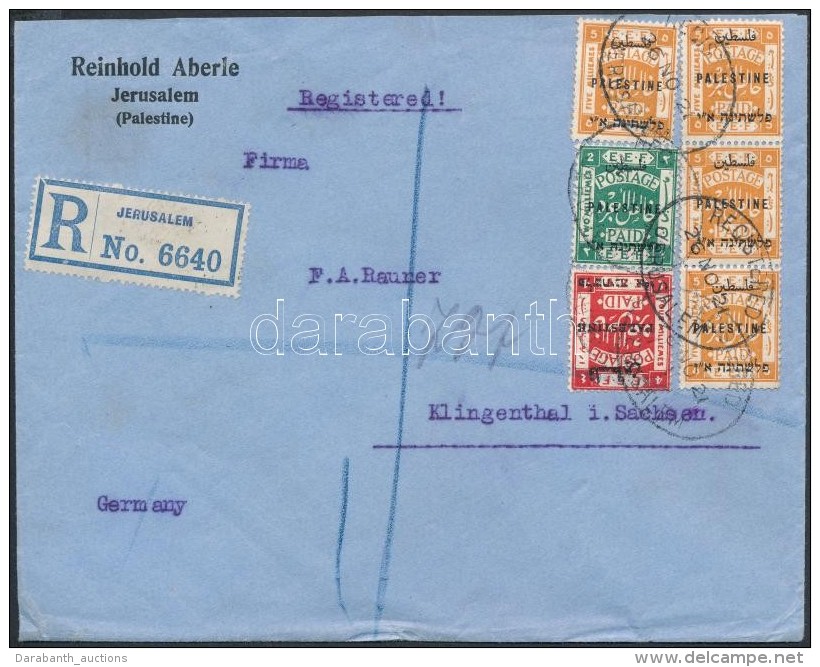 1921 Ajánlott Levél Németországba / Registered Cover To Germany - Other & Unclassified