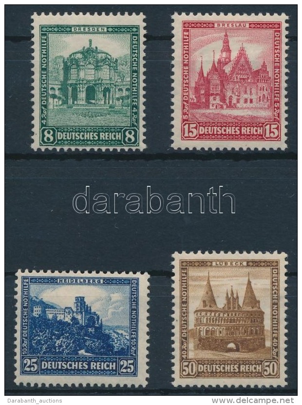 ** 1931 Nothilfe Sor Mi 459-462 - Other & Unclassified