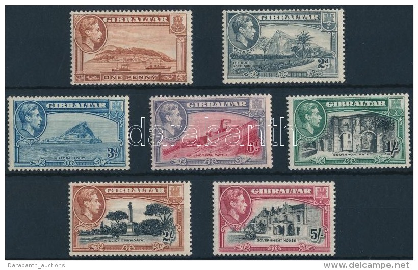 ** 1938 VI. György - Tájkép Sor Vegyes Fogazással / Mixed Perforation Mi 107-117 - Other & Unclassified