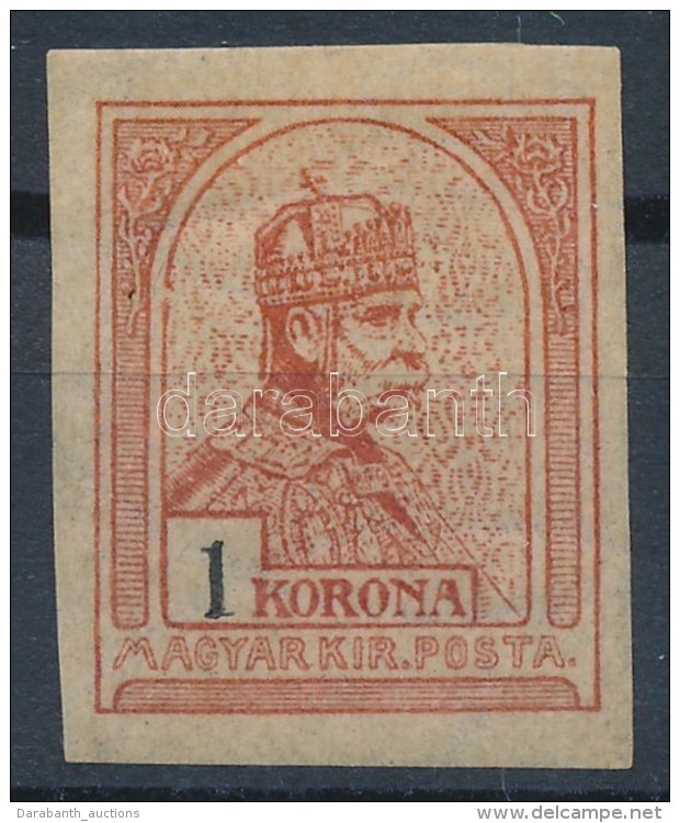 * 1900 Turul 1K Vágott / Mi 67 Imperforate - Other & Unclassified