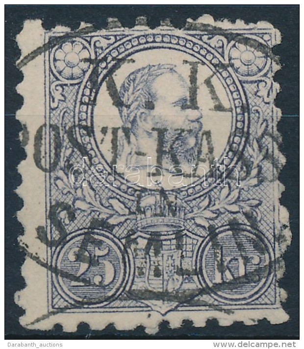 O 1871 Réznyomat 25kr / Mi 13 'K. K. POST - KASS(E) SEMLIN' - Other & Unclassified