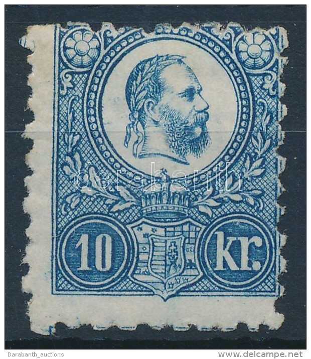 * 1871 Réznyomat 10kr Eredeti Gumival, Alig Látható Falcnyommal / Mi 11 With Original Gum,... - Other & Unclassified