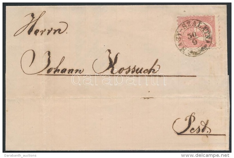 1871 KÅ‘nyomat 5kr Levélen / Mi 3 On Cover 'NAGY-SZALATNA' - Pest - Other & Unclassified