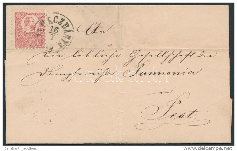 1871 KÅ‘nyomat 5kr Levélen / Mi 3 On Cover 'SELMECZBÁNYA' - 'PEST' - Other & Unclassified