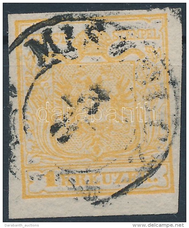 O 1850 1kr Narancs / Orange HP 'MISKOLCZ' - Other & Unclassified