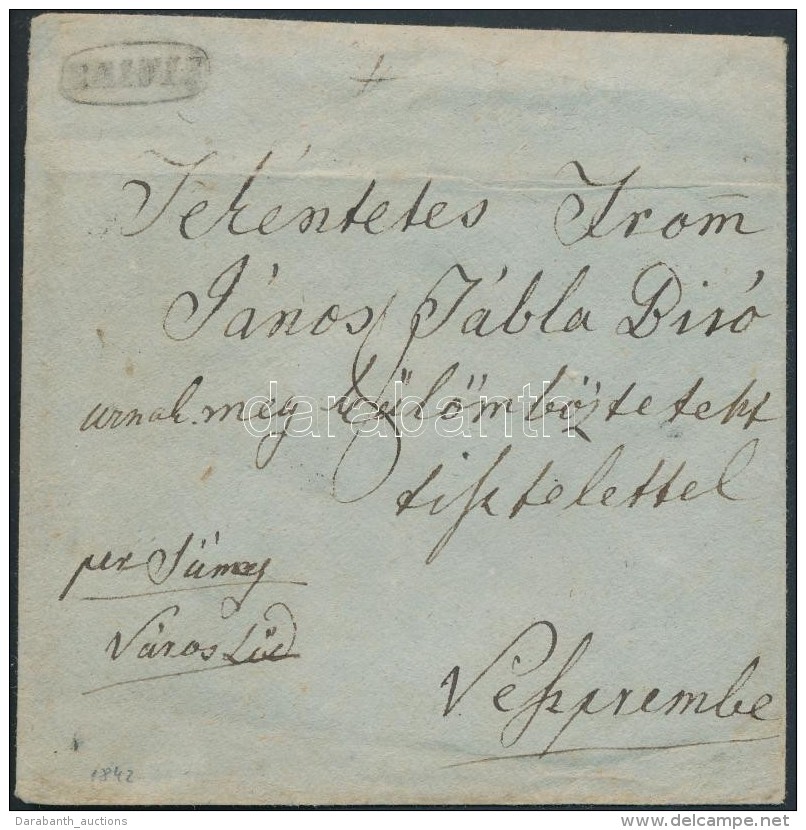 1842 Levél 'RÁTÓTH' - Veszprém - Other & Unclassified