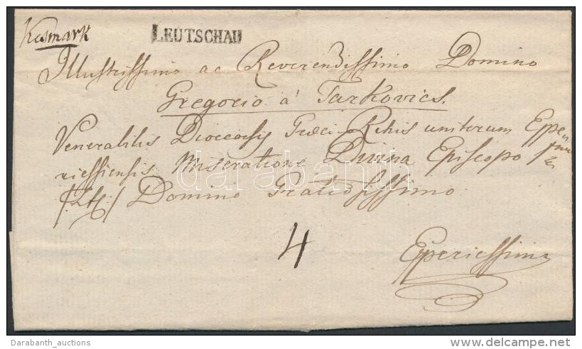 ~1840 Portós Levél / Unpaid Cover Kesmark - 'LEUTSCHAU' - Eperjessini - Other & Unclassified