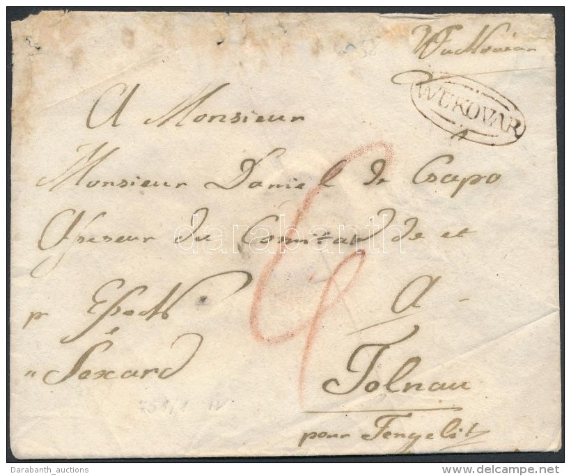 ~1830 Portós Levél / Unpaid Cover 'WUKOVAR' - Tolna - Other & Unclassified