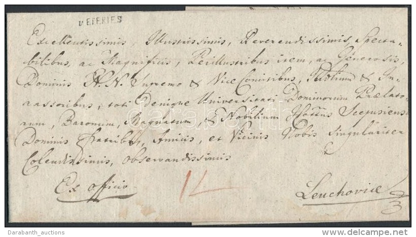 1823 Ex Offo 'v.EPERIES' -  Leuchoviae - Other & Unclassified