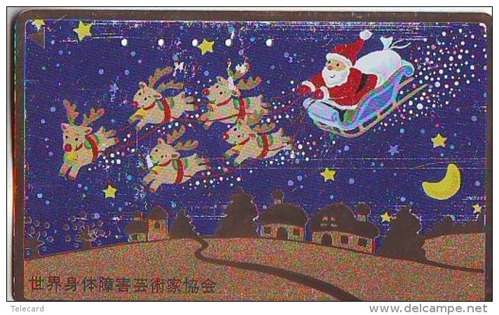 Télécarte Japon NOËL (1990) * MERRY CHRISTMAS * Phonecard TK WEIHNACHTEN JAPAN KERST NAVIDAD * NATALE - Weihnachten