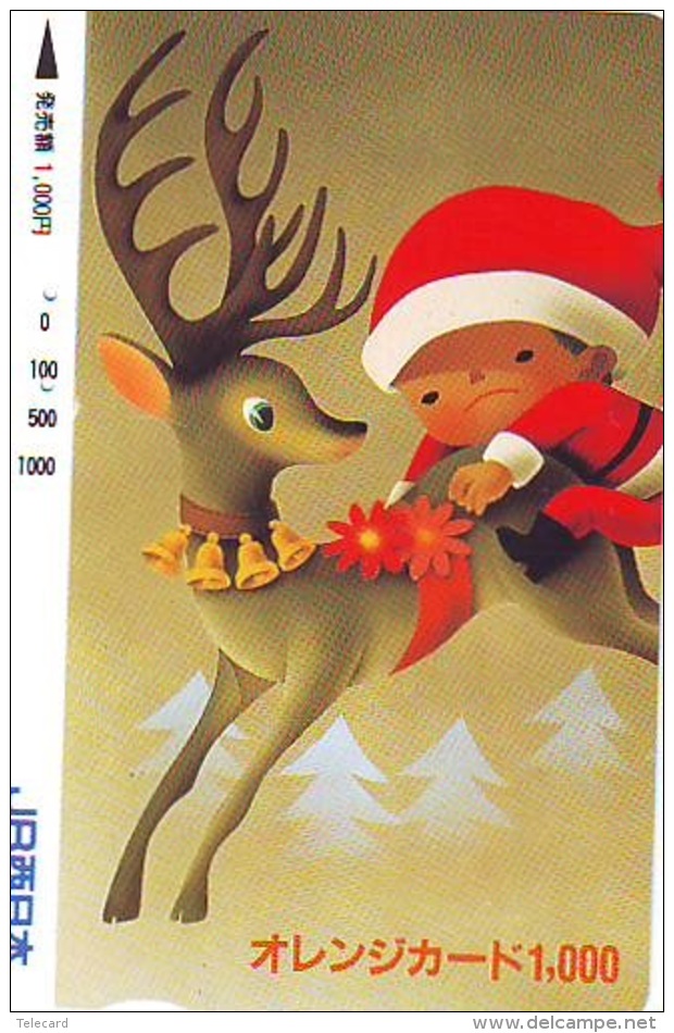 Télécarte Japon NOËL (1994) * MERRY CHRISTMAS * Phonecard TK WEIHNACHTEN JAPAN KERST NAVIDAD * NATALE - Noel