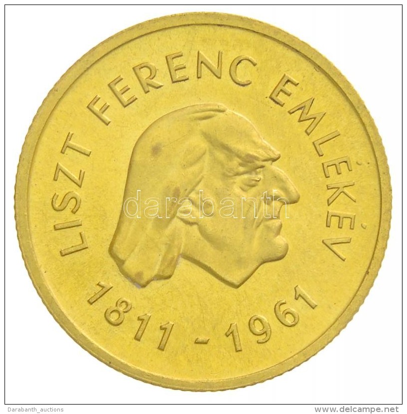 1961. 50Ft Au 'Liszt Ferenc' (3.84g/0.986) T:P Felületi Karc / 
Hungary 1961. 50 Forint Au 'Ferenc Liszt'... - Unclassified