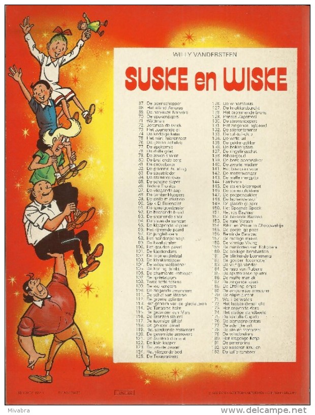 SUSKE EN WISKE / N° 140 / DE ZWARTE MADAM  / WLLY VANDERSTEEN - Suske & Wiske