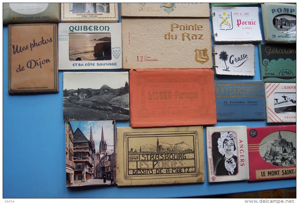 LOT De  CARNETS  Et PHOTOS    MELANGES   Au Total 23 Pieces - 100 - 499 Postcards