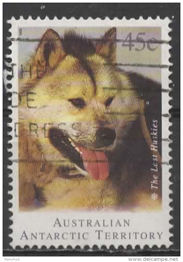 AUSTRALIAN ANTARCTIC TERRITORY 1994 Departure Of Huskies From Antarctica - 45c Head Of Husky  FU - Used Stamps