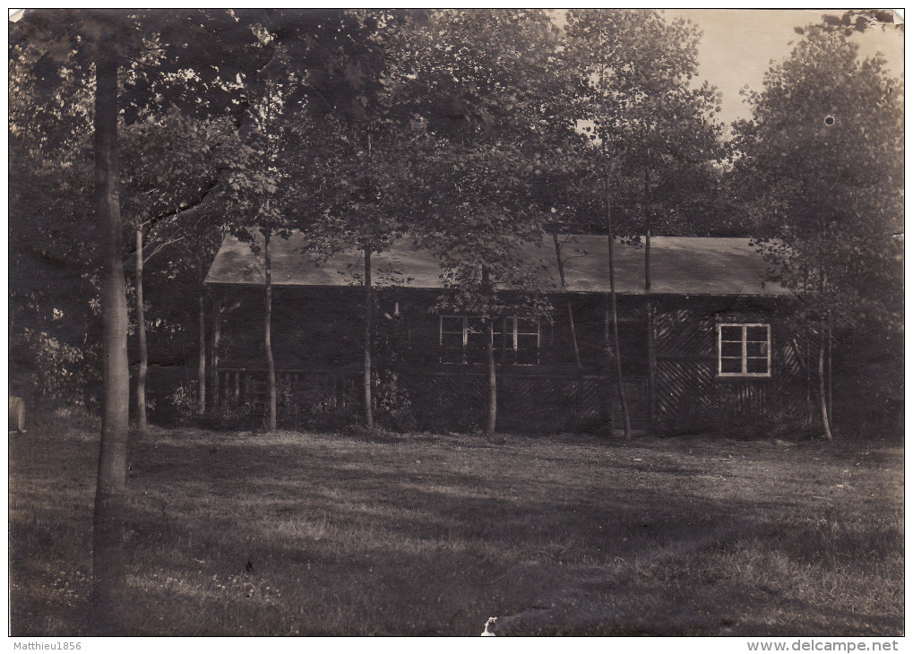 Photo 1915 Secteur LANGEMARK-POELKAPELLE - Une Baraque Allemande (A139, Ww1) - Langemark-Poelkapelle